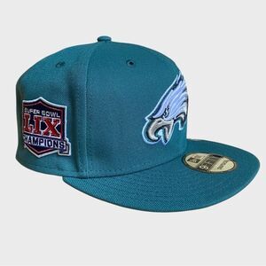 NEW Philadelphia Eagles New Era Super Bowl Champions Hat 9FIFTY Snapback Green